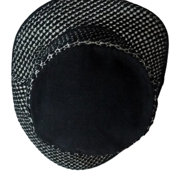 Rag & Bone black chalk net cruise summer bucket hat S